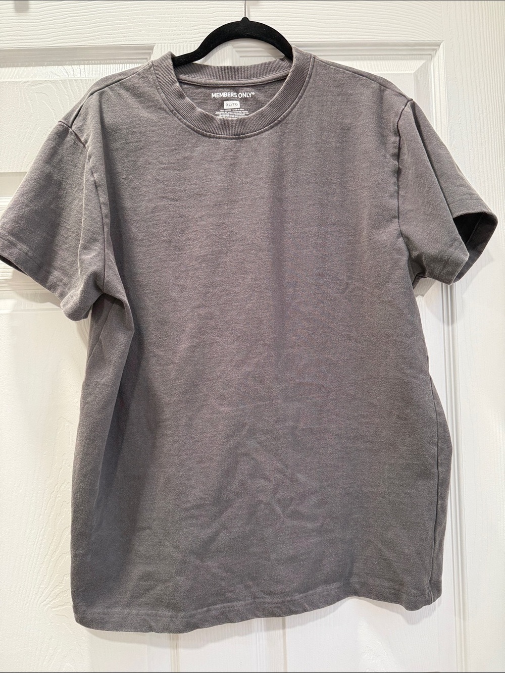 Members Only Gray Short-Sleeve Crewneck Tee - Neutral Gray